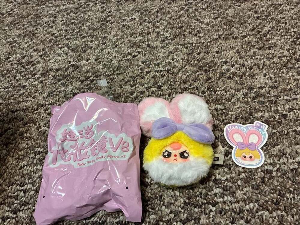 Blind bag with bag and card plush bunny baby three vanity mirror v2